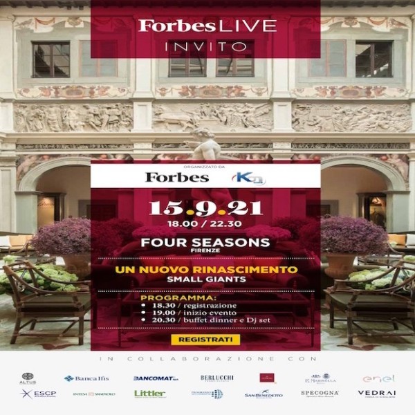 ForbesLIVE: Nuovo Rinascimento, Small Giants, Firenze, 15 settembre